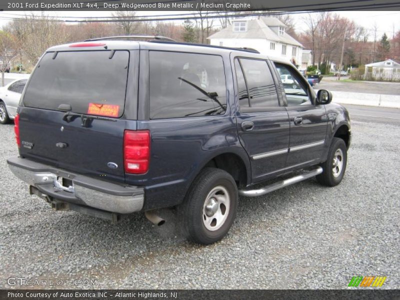 Deep Wedgewood Blue Metallic / Medium Graphite 2001 Ford Expedition XLT 4x4