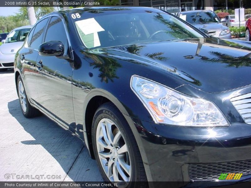 Black Obsidian / Graphite 2008 Infiniti G 35 Sedan