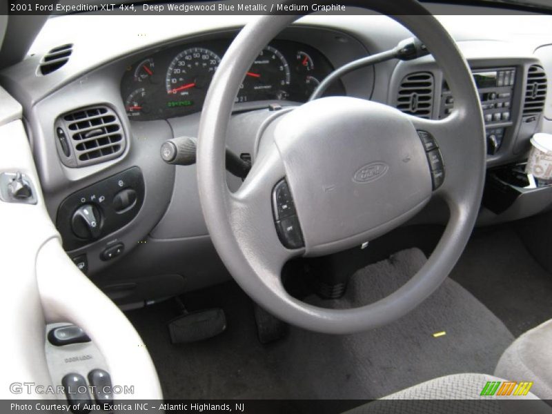 Deep Wedgewood Blue Metallic / Medium Graphite 2001 Ford Expedition XLT 4x4