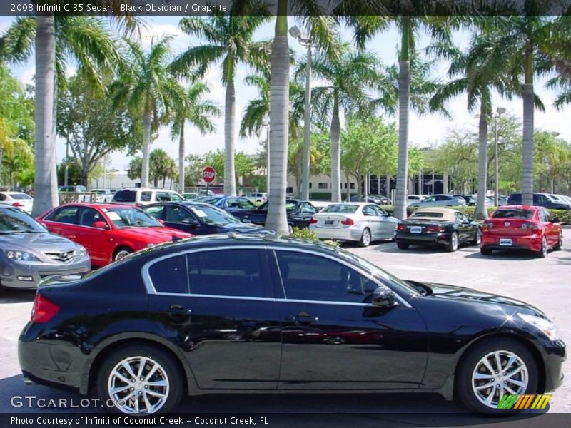 Black Obsidian / Graphite 2008 Infiniti G 35 Sedan