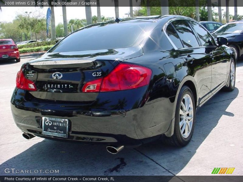 Black Obsidian / Graphite 2008 Infiniti G 35 Sedan