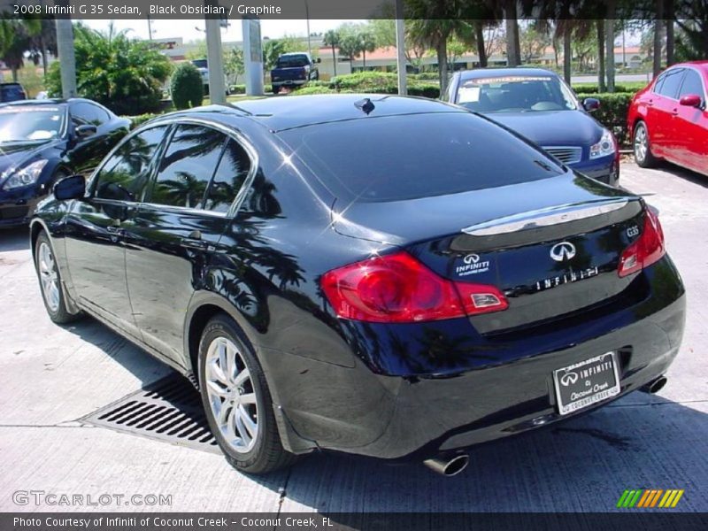 Black Obsidian / Graphite 2008 Infiniti G 35 Sedan