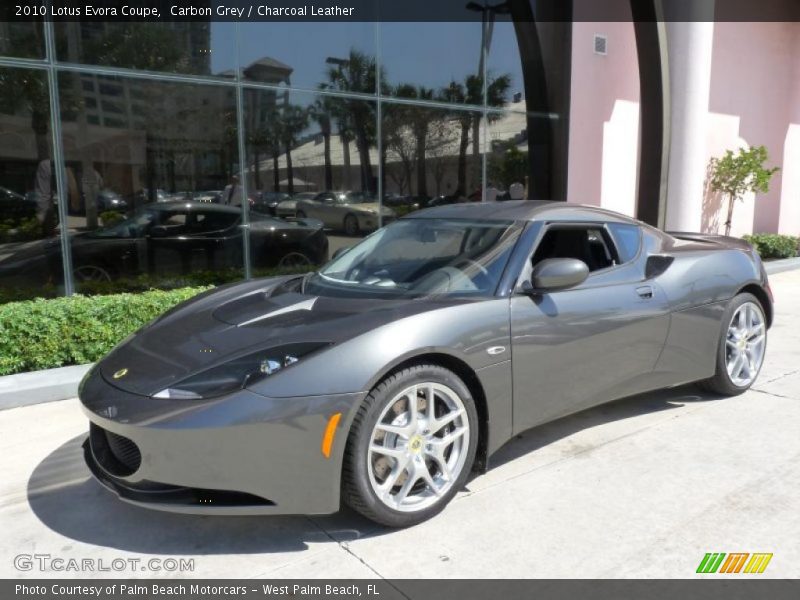 Front 3/4 View of 2010 Evora Coupe