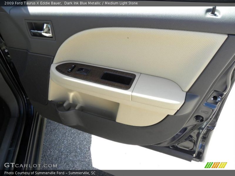 Dark Ink Blue Metallic / Medium Light Stone 2009 Ford Taurus X Eddie Bauer