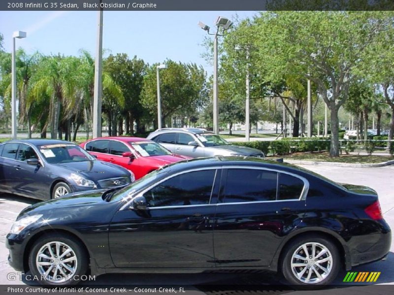 Black Obsidian / Graphite 2008 Infiniti G 35 Sedan