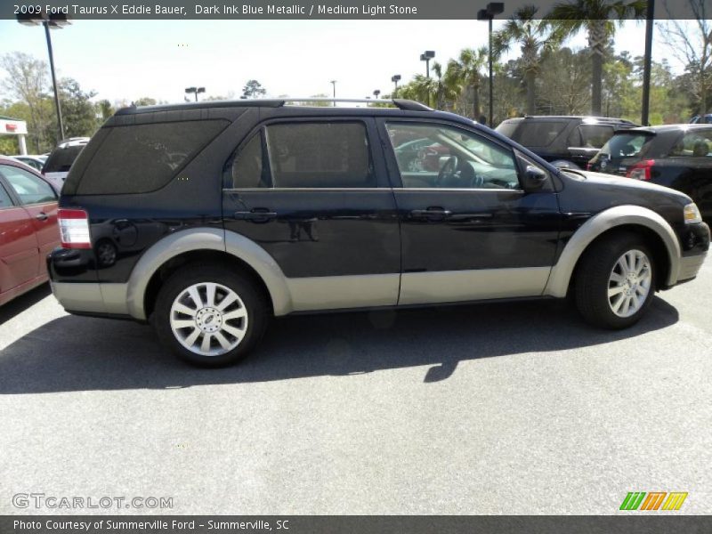 Dark Ink Blue Metallic / Medium Light Stone 2009 Ford Taurus X Eddie Bauer