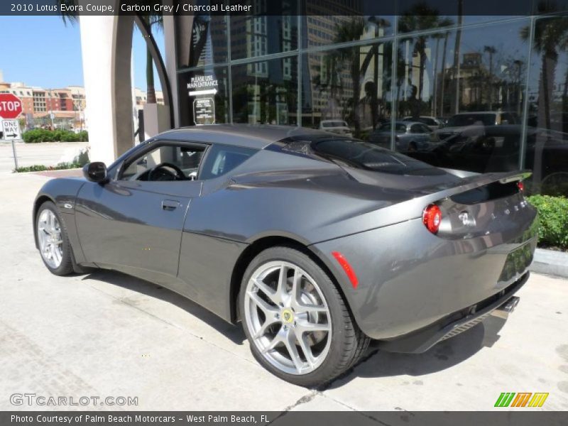 Carbon Grey / Charcoal Leather 2010 Lotus Evora Coupe