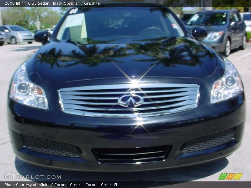 Black Obsidian / Graphite 2008 Infiniti G 35 Sedan