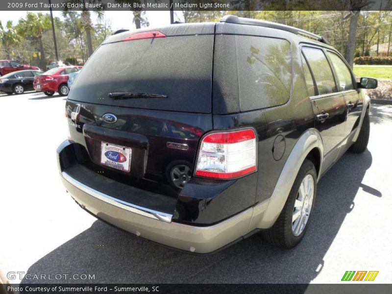 Dark Ink Blue Metallic / Medium Light Stone 2009 Ford Taurus X Eddie Bauer