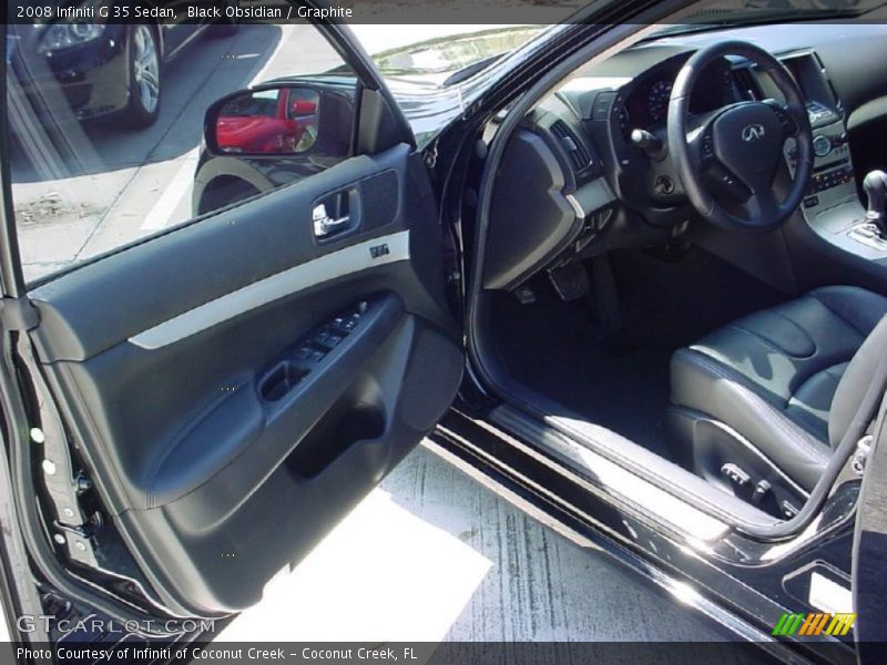 Black Obsidian / Graphite 2008 Infiniti G 35 Sedan