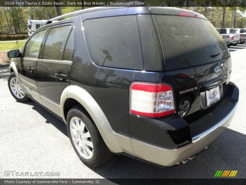 Dark Ink Blue Metallic / Medium Light Stone 2009 Ford Taurus X Eddie Bauer