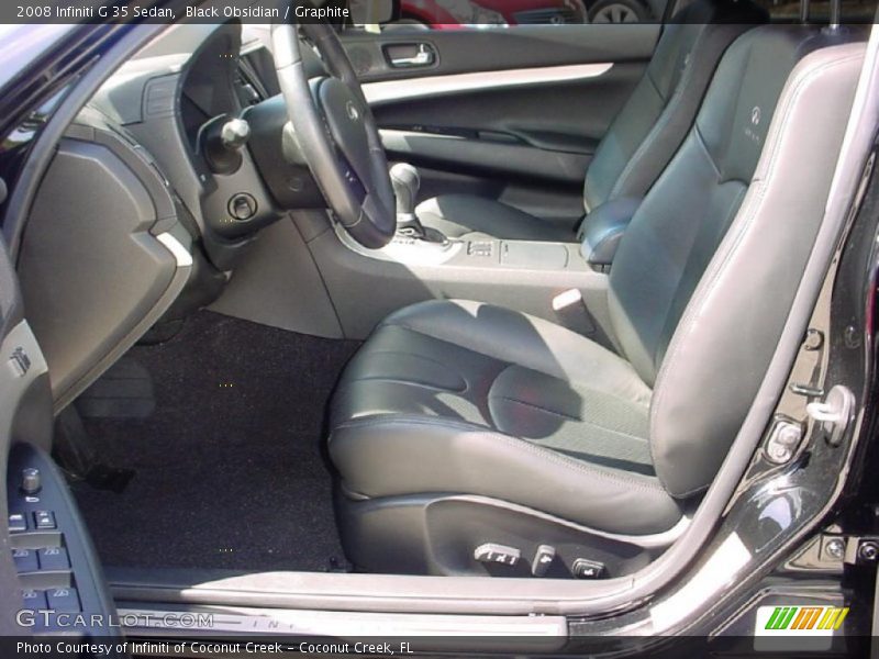Black Obsidian / Graphite 2008 Infiniti G 35 Sedan