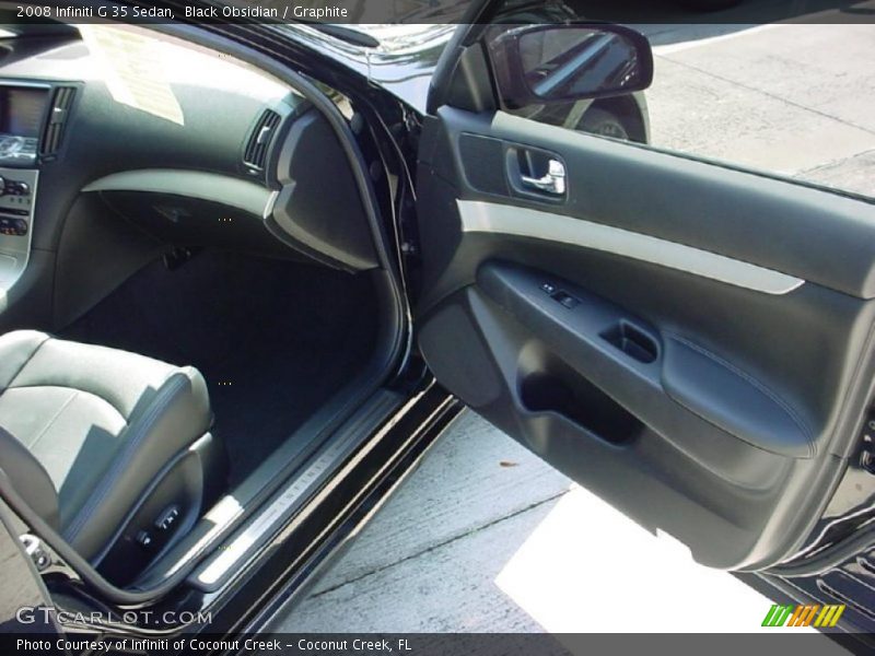 Black Obsidian / Graphite 2008 Infiniti G 35 Sedan