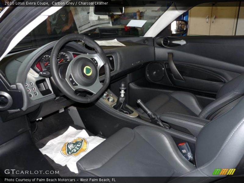  2010 Evora Coupe Charcoal Leather Interior