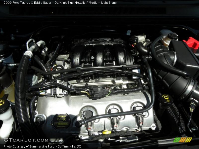 Dark Ink Blue Metallic / Medium Light Stone 2009 Ford Taurus X Eddie Bauer