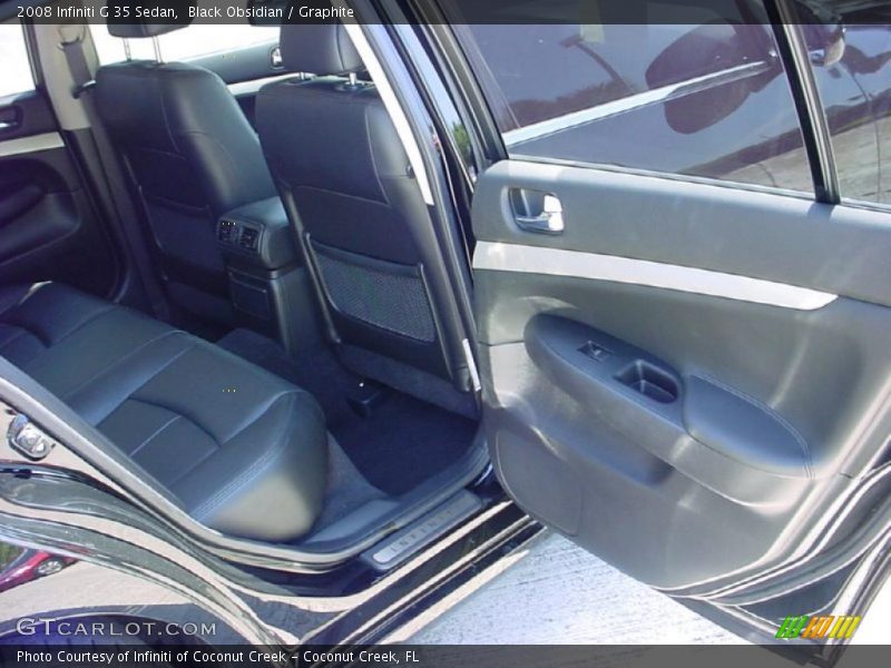 Black Obsidian / Graphite 2008 Infiniti G 35 Sedan