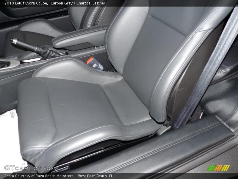 Carbon Grey / Charcoal Leather 2010 Lotus Evora Coupe