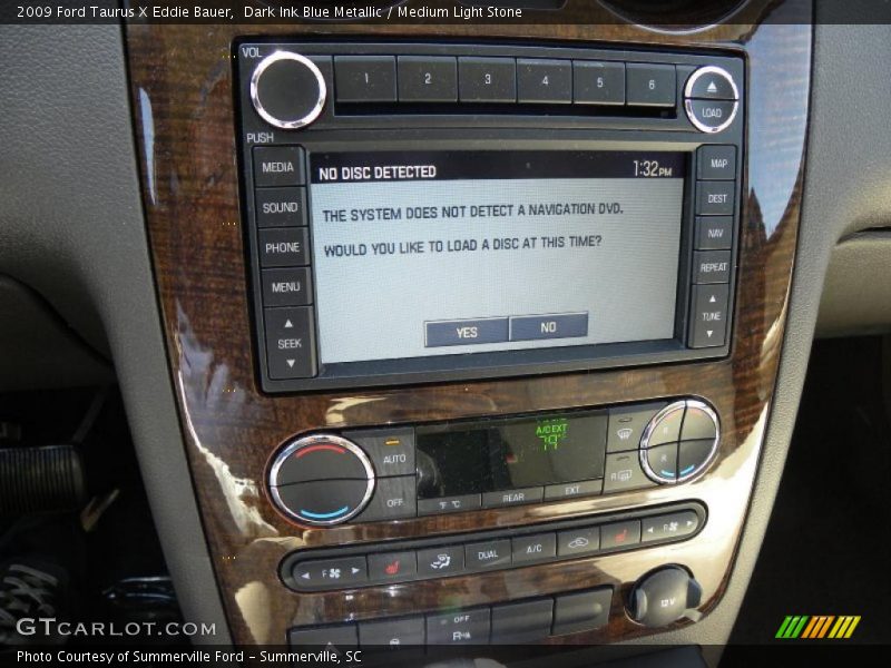 Dark Ink Blue Metallic / Medium Light Stone 2009 Ford Taurus X Eddie Bauer