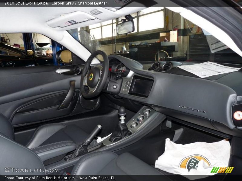 Carbon Grey / Charcoal Leather 2010 Lotus Evora Coupe