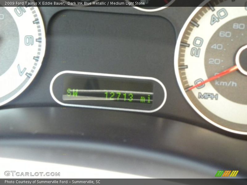 Dark Ink Blue Metallic / Medium Light Stone 2009 Ford Taurus X Eddie Bauer