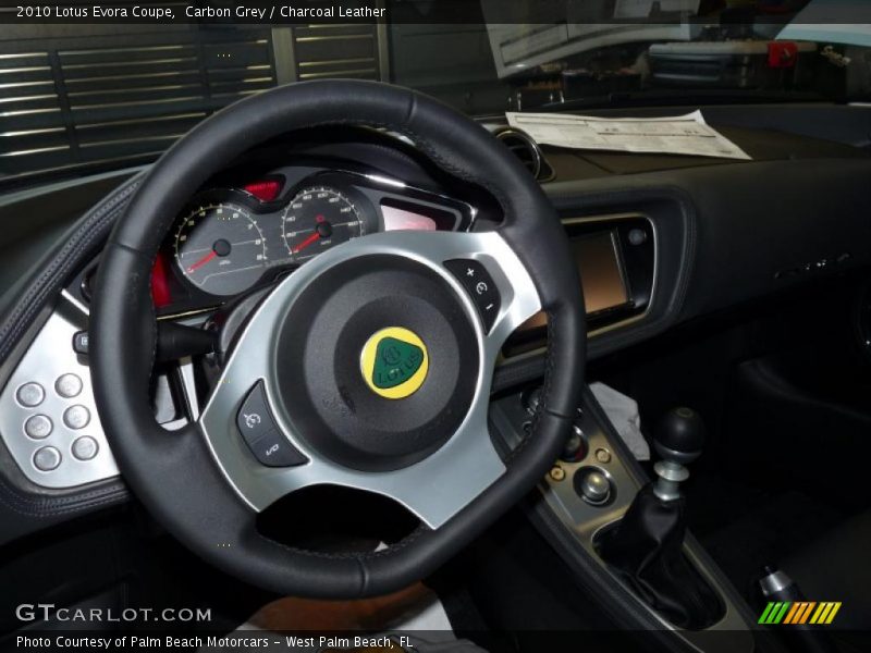 Carbon Grey / Charcoal Leather 2010 Lotus Evora Coupe