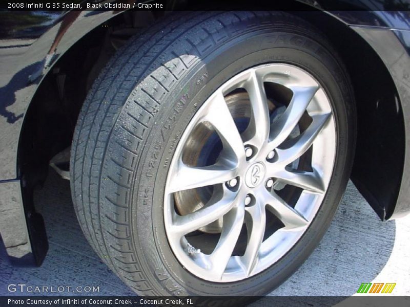 Black Obsidian / Graphite 2008 Infiniti G 35 Sedan