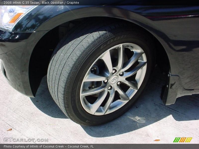Black Obsidian / Graphite 2008 Infiniti G 35 Sedan