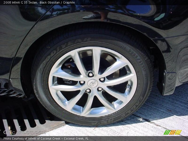 Black Obsidian / Graphite 2008 Infiniti G 35 Sedan