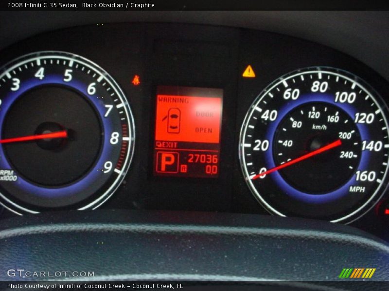 Black Obsidian / Graphite 2008 Infiniti G 35 Sedan