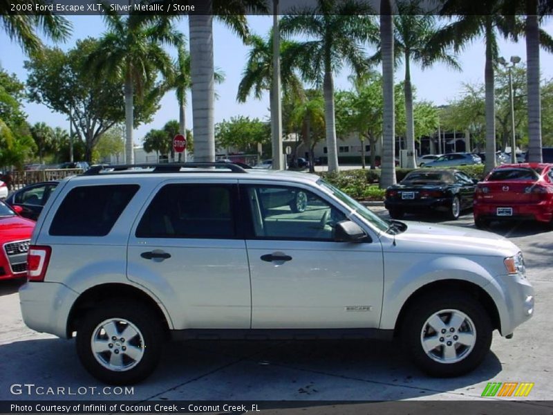 Silver Metallic / Stone 2008 Ford Escape XLT
