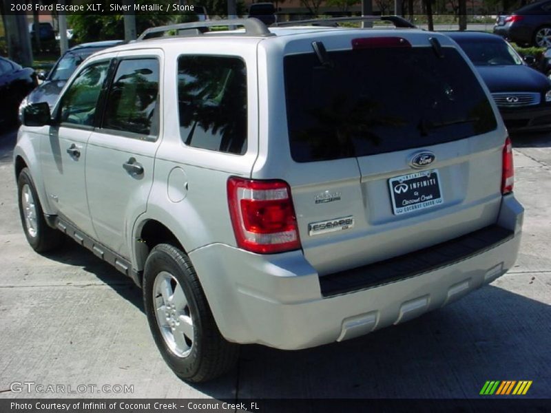 Silver Metallic / Stone 2008 Ford Escape XLT