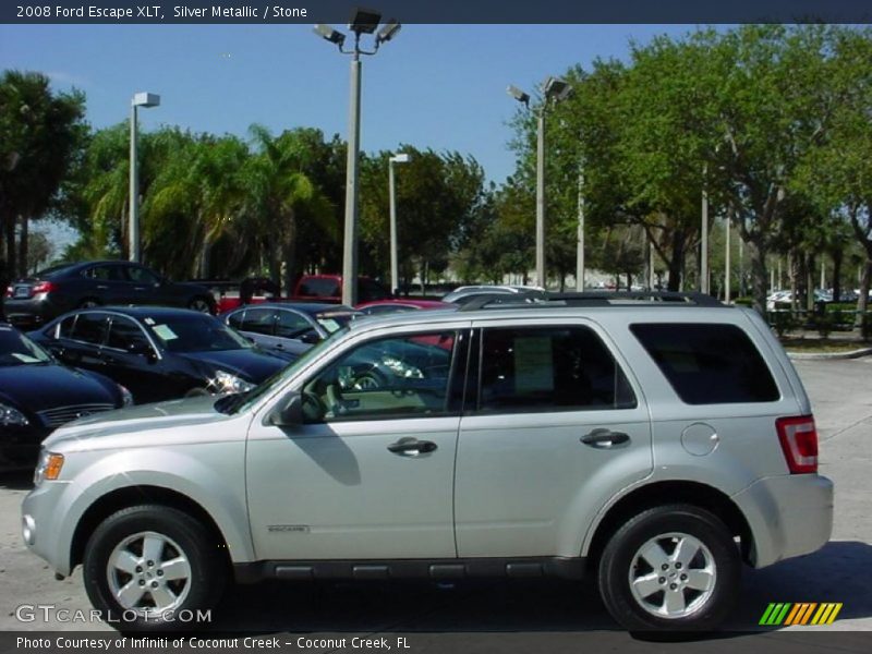 Silver Metallic / Stone 2008 Ford Escape XLT