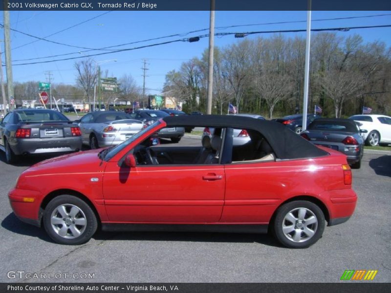 Tornado Red / Beige 2001 Volkswagen Cabrio GLX