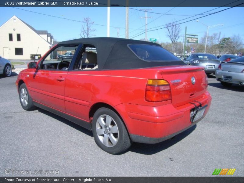 Tornado Red / Beige 2001 Volkswagen Cabrio GLX