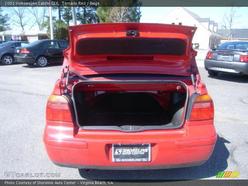 Tornado Red / Beige 2001 Volkswagen Cabrio GLX