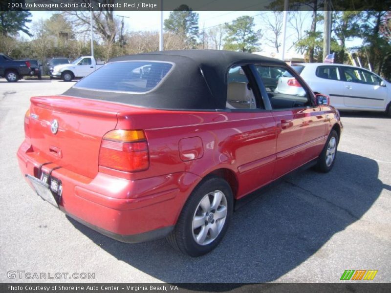 Tornado Red / Beige 2001 Volkswagen Cabrio GLX