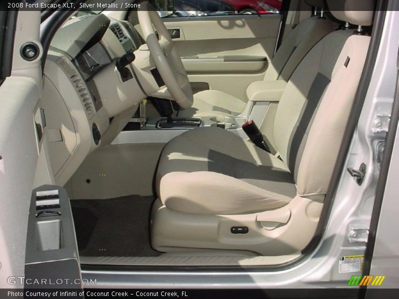 Silver Metallic / Stone 2008 Ford Escape XLT