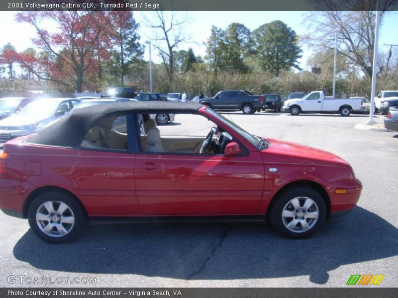 Tornado Red / Beige 2001 Volkswagen Cabrio GLX