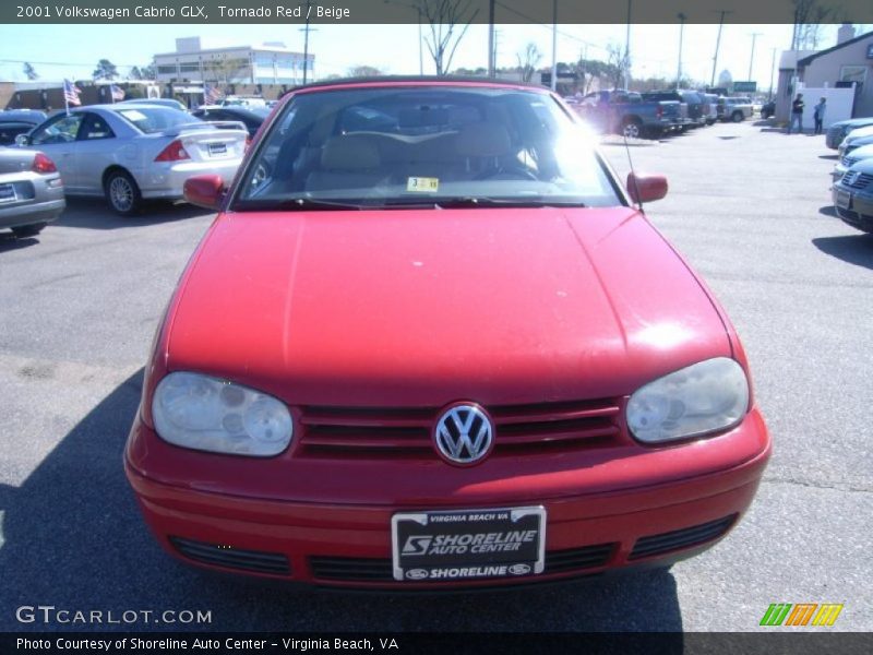 Tornado Red / Beige 2001 Volkswagen Cabrio GLX
