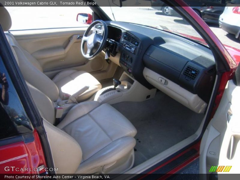 Tornado Red / Beige 2001 Volkswagen Cabrio GLX