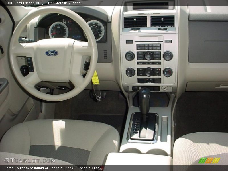 Silver Metallic / Stone 2008 Ford Escape XLT