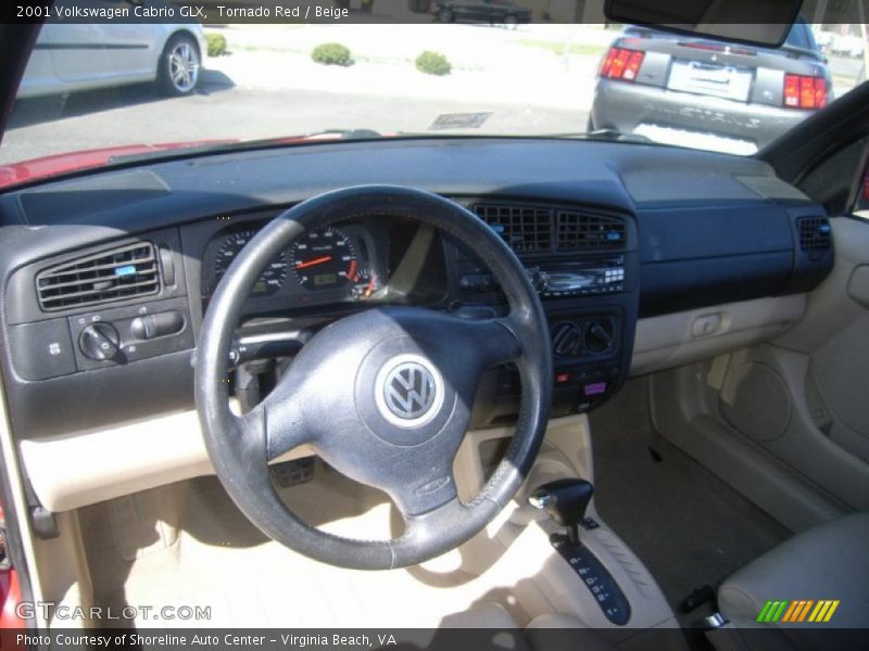 Tornado Red / Beige 2001 Volkswagen Cabrio GLX