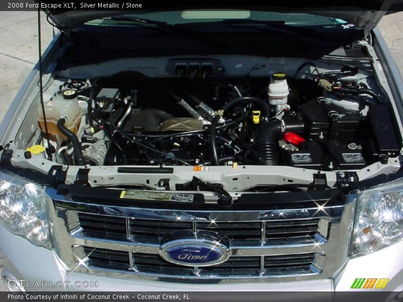 Silver Metallic / Stone 2008 Ford Escape XLT