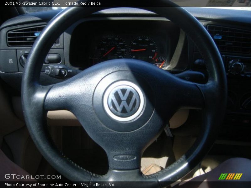 Tornado Red / Beige 2001 Volkswagen Cabrio GLX