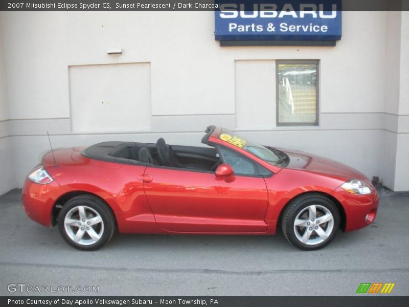 Sunset Pearlescent / Dark Charcoal 2007 Mitsubishi Eclipse Spyder GS