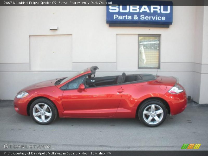 Sunset Pearlescent / Dark Charcoal 2007 Mitsubishi Eclipse Spyder GS