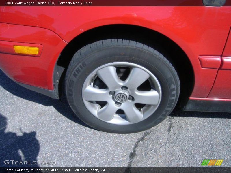 Tornado Red / Beige 2001 Volkswagen Cabrio GLX