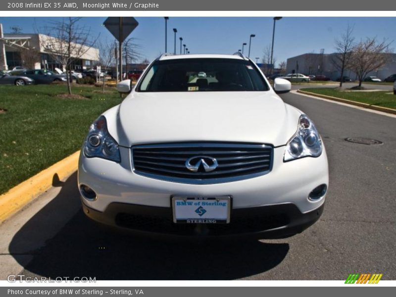Moonlight White / Graphite 2008 Infiniti EX 35 AWD