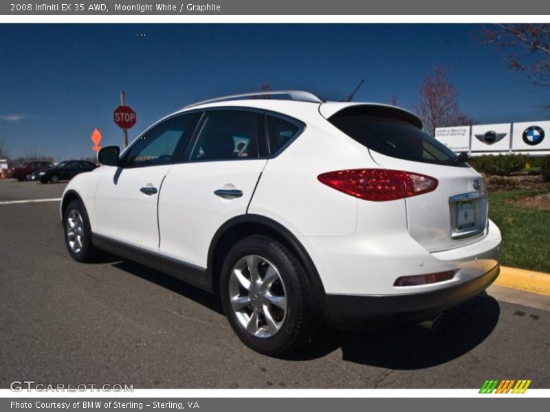 Moonlight White / Graphite 2008 Infiniti EX 35 AWD