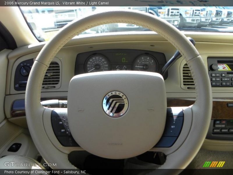 Vibrant White / Light Camel 2006 Mercury Grand Marquis LS